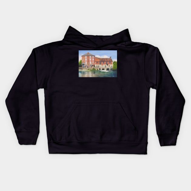 Harnham Mill Kids Hoodie by richardpaul